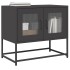 Mueble para TV acero laminado en frío negro 68x39x60,5