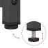 Mueble para TV acero laminado en frío negro 68x39x60,5