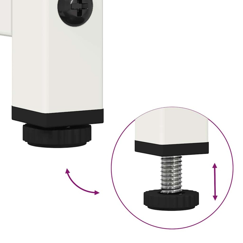 Aparador de acero laminado en frío blanco 36x39x107