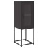 Aparador de acero laminado en frío negro 36x39x107