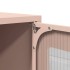 Mueble para TV acero laminado en frío rosa 100,5x39x60,5