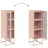Aparador de acero laminado en frío rosa 36x39x123