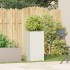 Jardinera de acero laminado en frío blanco 40x40x80