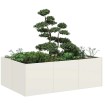 Jardinera acero blanco 120x80x40 cm