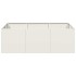 Jardinera acero blanco 120x80x40