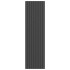 Felpudo a rayas negro y gris 115x400