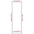 Felpudo antracita 115x400