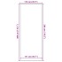 Felpudo gris 115x300