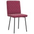 Sillas de comedor 2 unidades terciopelo rojo