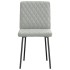 Sillas de comedor 2 unidades terciopelo gris