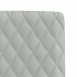 Sillas de comedor 2 unidades terciopelo gris