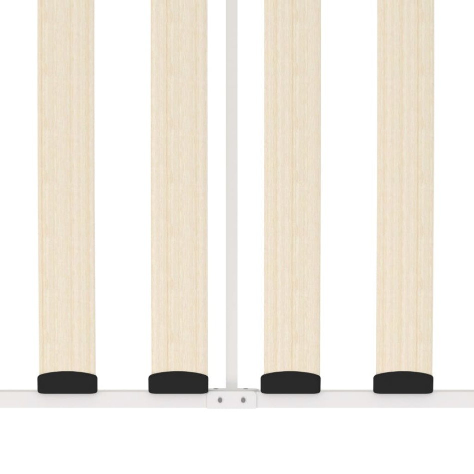 Estructura de cama de metal blanco 90x200