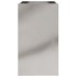 Jardinera de acero inoxidable plateado 42x38x75