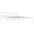 Estructura de cama madera maciza de pino blanco 160x200