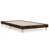 Estructura de cama sin colchón madera roble ahumado 90x200
