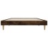 Estructura de cama sin colchón madera roble ahumado 90x200
