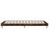 Estructura de cama sin colchón madera roble ahumado 90x200