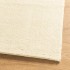 Alfombra de pelo corto suave lavable HUARTE crema 120x170