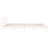 Estructura de cama madera maciza de pino blanco 160x200