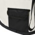 Parque de perros plegable y bolsa transporte negro