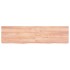Encimera baño madera maciza tratada marrón claro