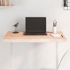 Tablero de mesa madera maciza borde natural 80x40x(2-4)