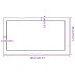Tablero de mesa madera maciza borde natural 80x40x(2-4)