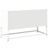 Mueble para TV de acero blanco 100,5x39x60,5