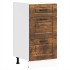 Mueble bajo de cocina porto roble ahumado madera