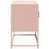 Mueble para TV de acero rosa 68x39x60,5