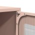 Mueble para TV de acero rosa 68x39x60,5