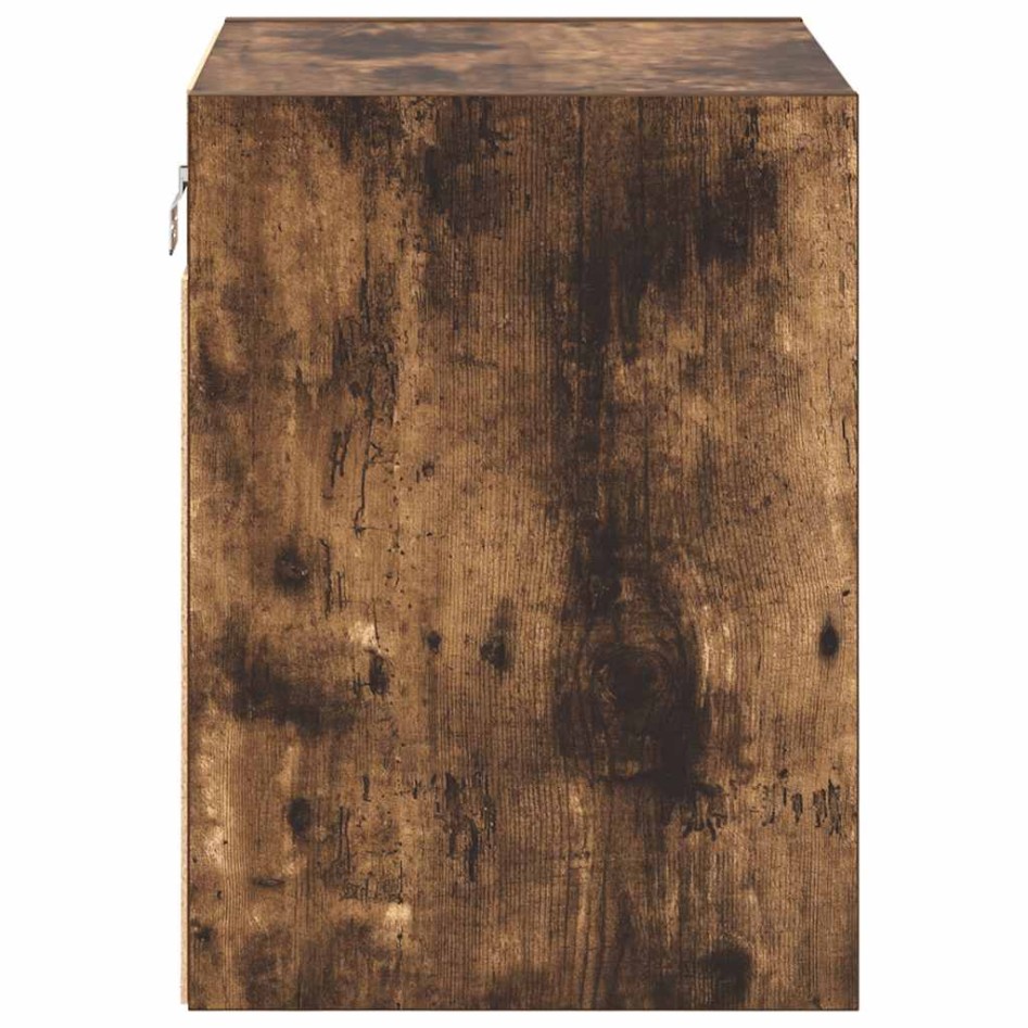 Armarios de pared 2 uds para garaje madera roble