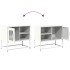 Mueble para TV de acero blanco 68x39x60,5