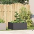 Jardinera de acero laminado en frío negro 80x80x40