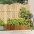 Jardinera oxidada acero corten 100x100x30