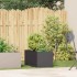 Jardinera de acero laminado en frío negro 40x80x40