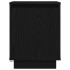 Mesilla de noche con luces LED negra 38x34x50
