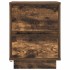 Mesilla de noche con luces LED roble ahumado 38x34x50