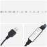 Mesilla de noche con luces LED roble ahumado 38x34x50