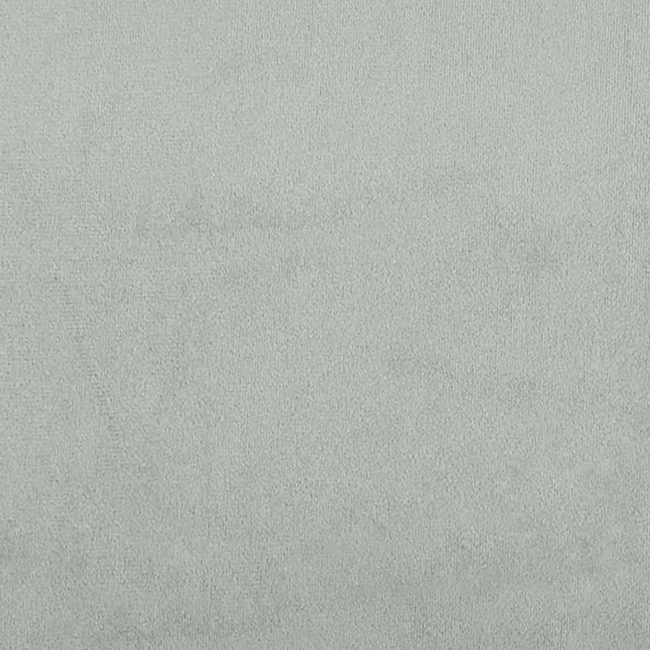 Cama box spring sin colchón terciopelo gris claro 90x210