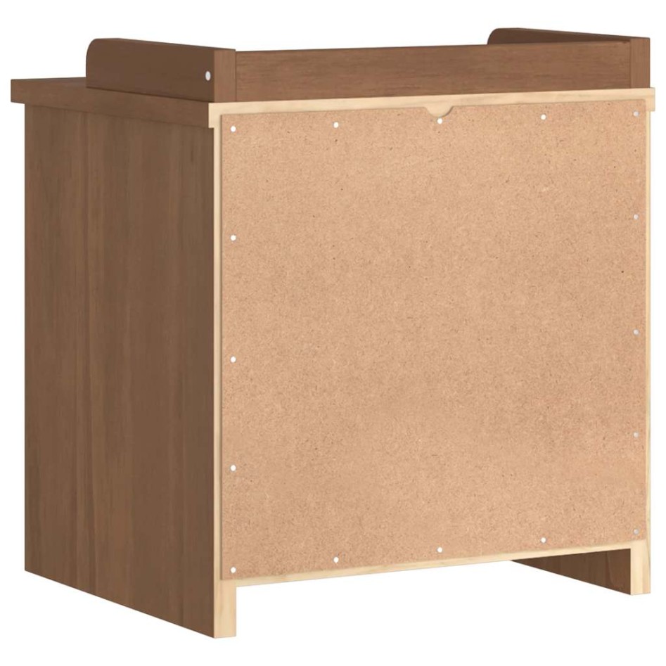 Banco de recibidor SANDNES madera maciza de pino 45x40x50