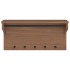 Perchero de pared SANDNES madera maciza de pino 87x30x42