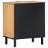 Mesita de noche madera maciza de mango 50x33x60 cm