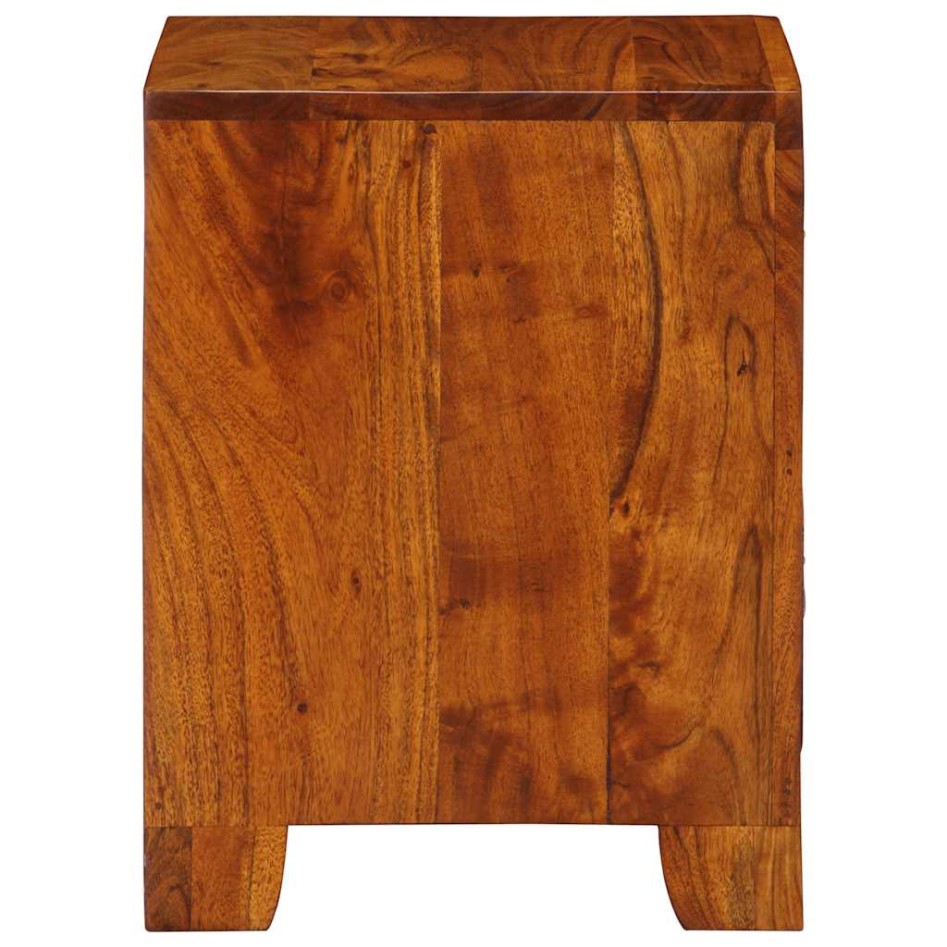 Mesita de noche 35x35x45 cm madera maciza de