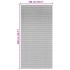Cortina para puerta insectos gris claro 100x200cm