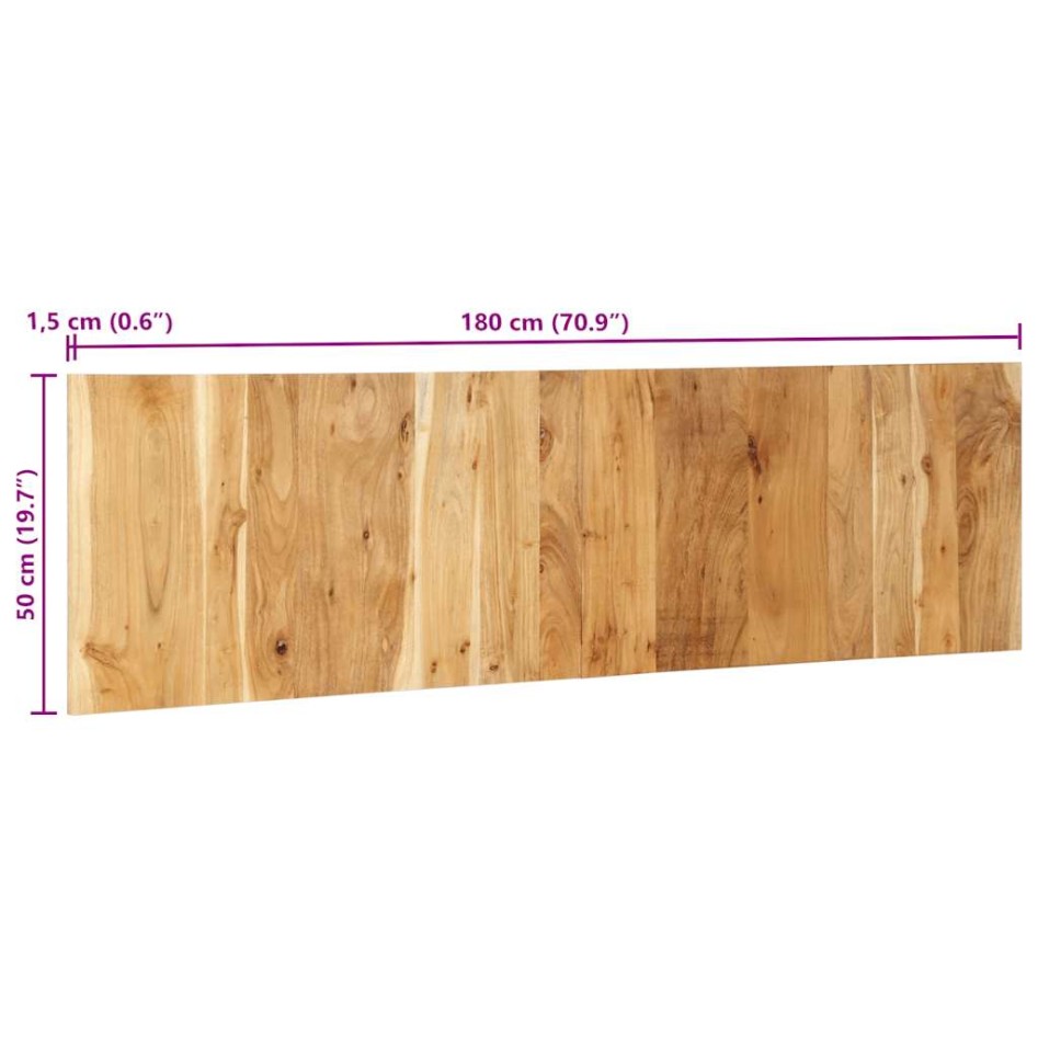 Cabecero de cama 180 cm madera maciza