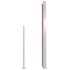 Toldo lateral retráctil de jardín rojo 160x300