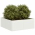 Jardinera acero blanco 80x80x30