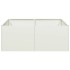Jardinera acero blanco 80x80x30