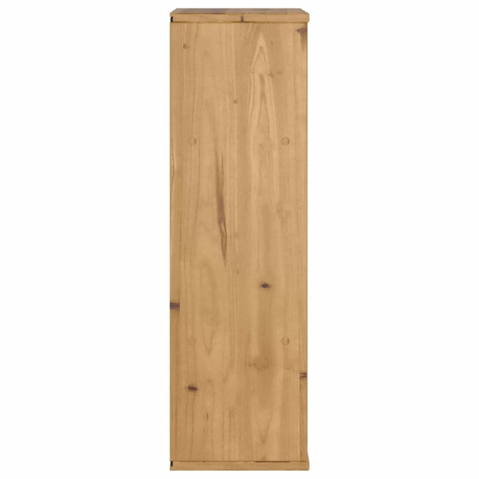Mueble auxiliar con cajón ODDA 40x24x79 cm madera maciza